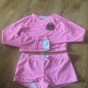Carter’s girls two piece swimsuit 10/12
